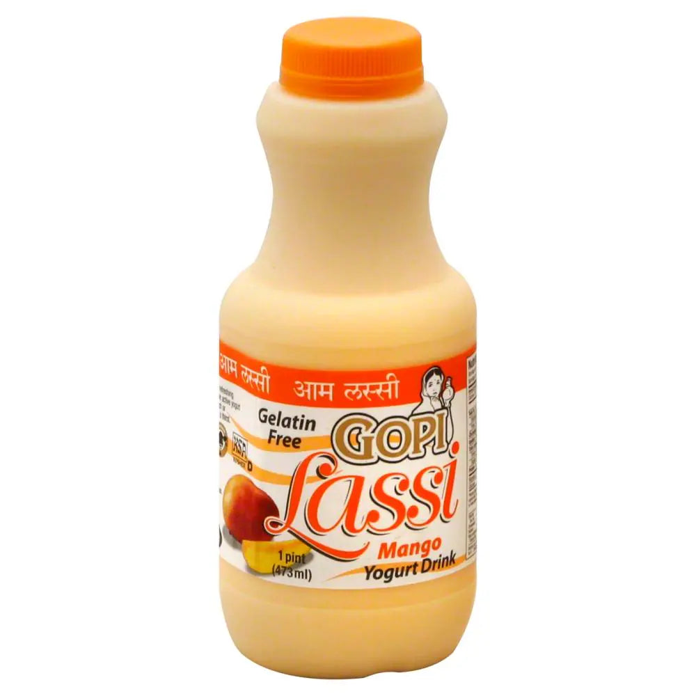 Gopi Lassi Mango Yogurt Drink | 1 Pint
