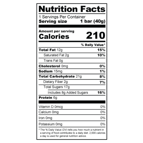 Anand Crushed Peanut Chikki Bar 40g