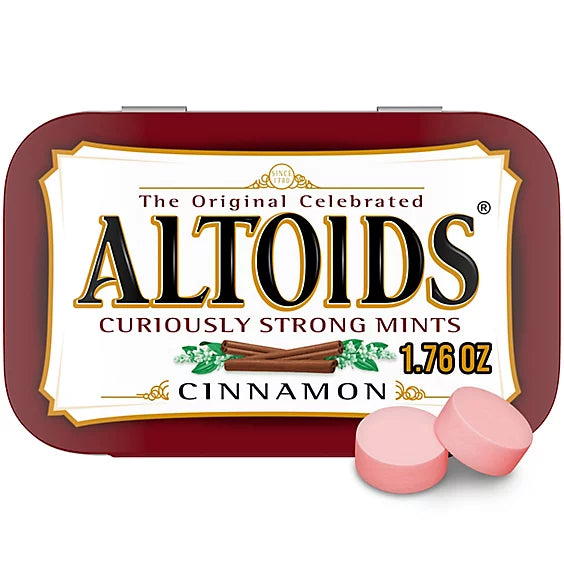 Altoids Hard Candy Mints Cinnamon Single Pack - 1.76 Oz