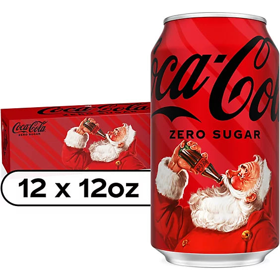 Coca-Cola Zero Sugar Soda Fridge Pack Cans - 12-12 Fl. Oz.