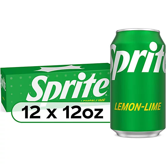 Sprite Soda Pop Lemon Lime Pack - 12-12 Fl. Oz.