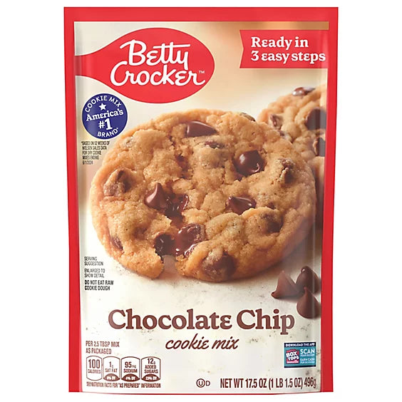Betty Crocker Cookie Mix Chocolate Chip - 17.5 Oz