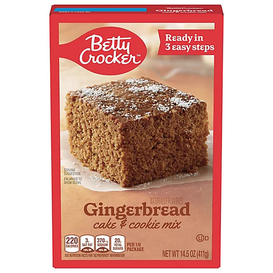 Betty Crocker Cake & Cookie Mix Gingerbread - 14.5 Oz
