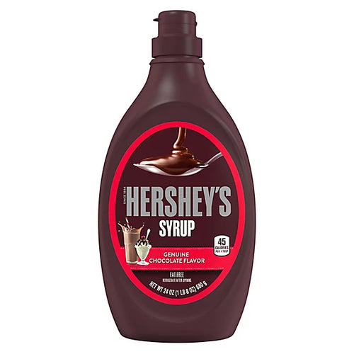 Hersheys Chocolate Syrup Bottle - 24 Oz