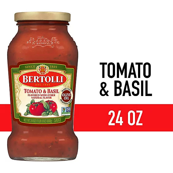Bertolli Tomato and Basil Sauce - 24 Oz