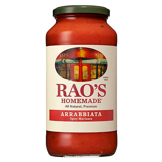 Raos Homemade Sauce Arrabbiata Hot Jar - 24 Oz