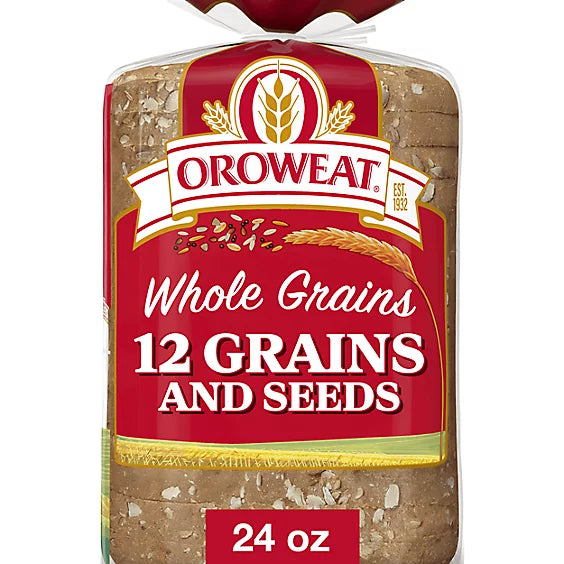 Oroweat Whole Grains 12 Grain Bread - 24 Oz