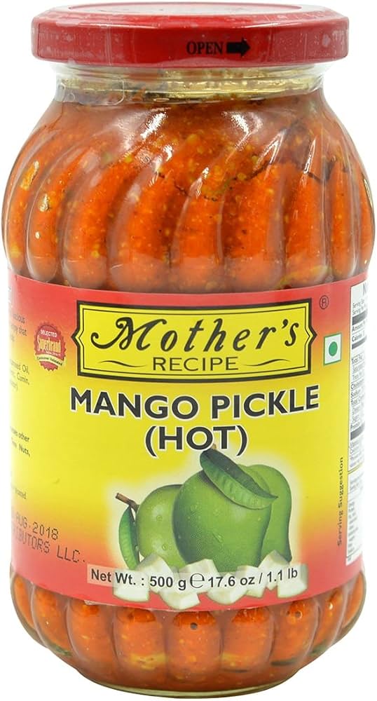 Mothers Recipe Mango Pickle Hot - 500g