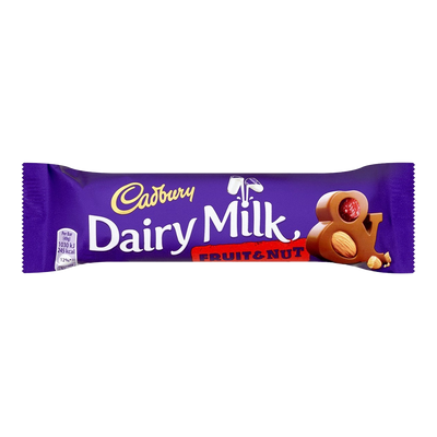 CADBURY DAIRY MILK FRUIT & NUT CHO. STD 45g
