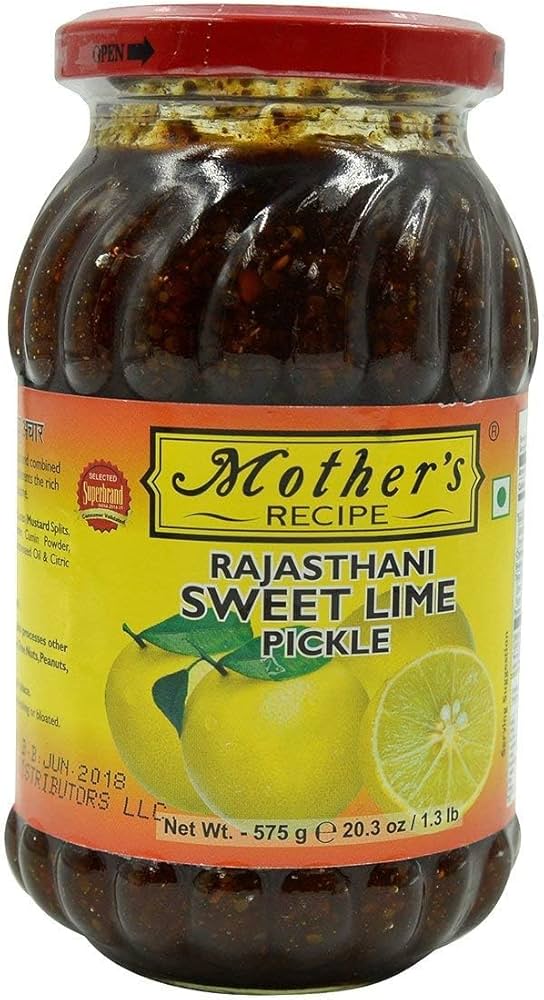 Mothers Recipe Rajasthani Sweet Lime Pickle - 575g