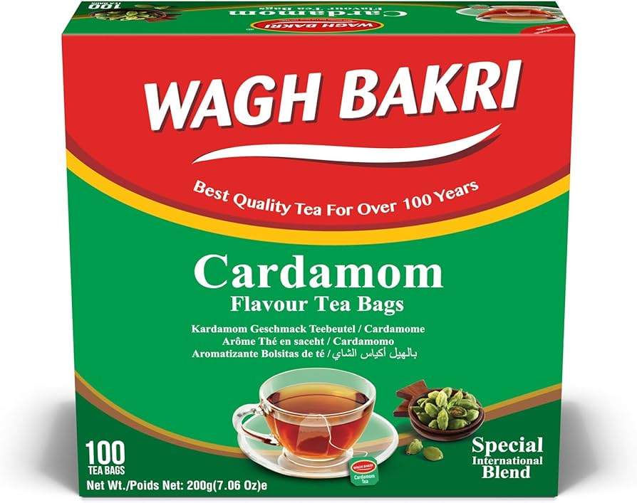 WAGH BAKRI | Cardamom Tea | 100 Bags | 200g