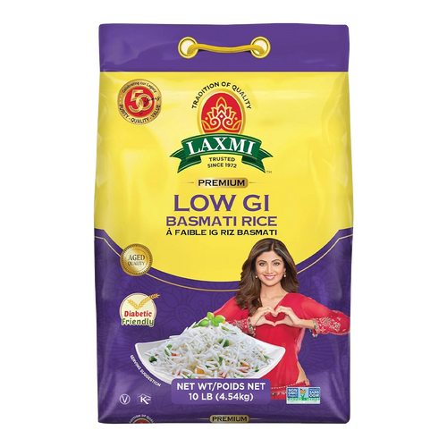 LAXMI LOW GI BASMATI RICE 10 lb
