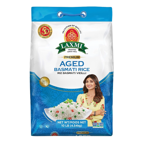 LAXMI AGED BASMATI RICE 10 lb