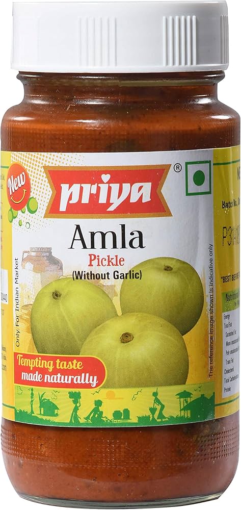 Priya Amla Pickle Without Garlic - 300g