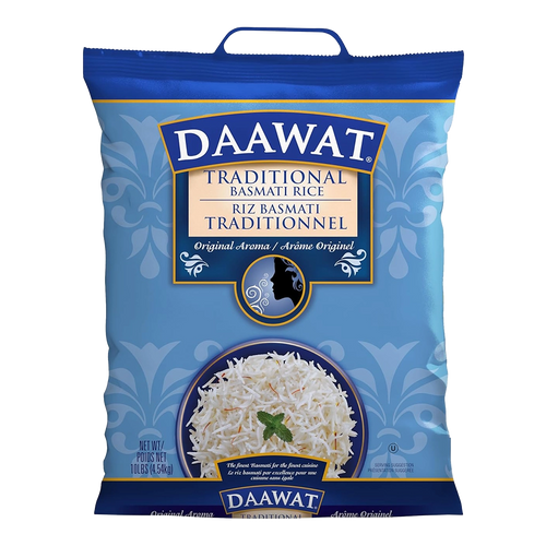 Daawat Traditional Basmati Rice 10 lb