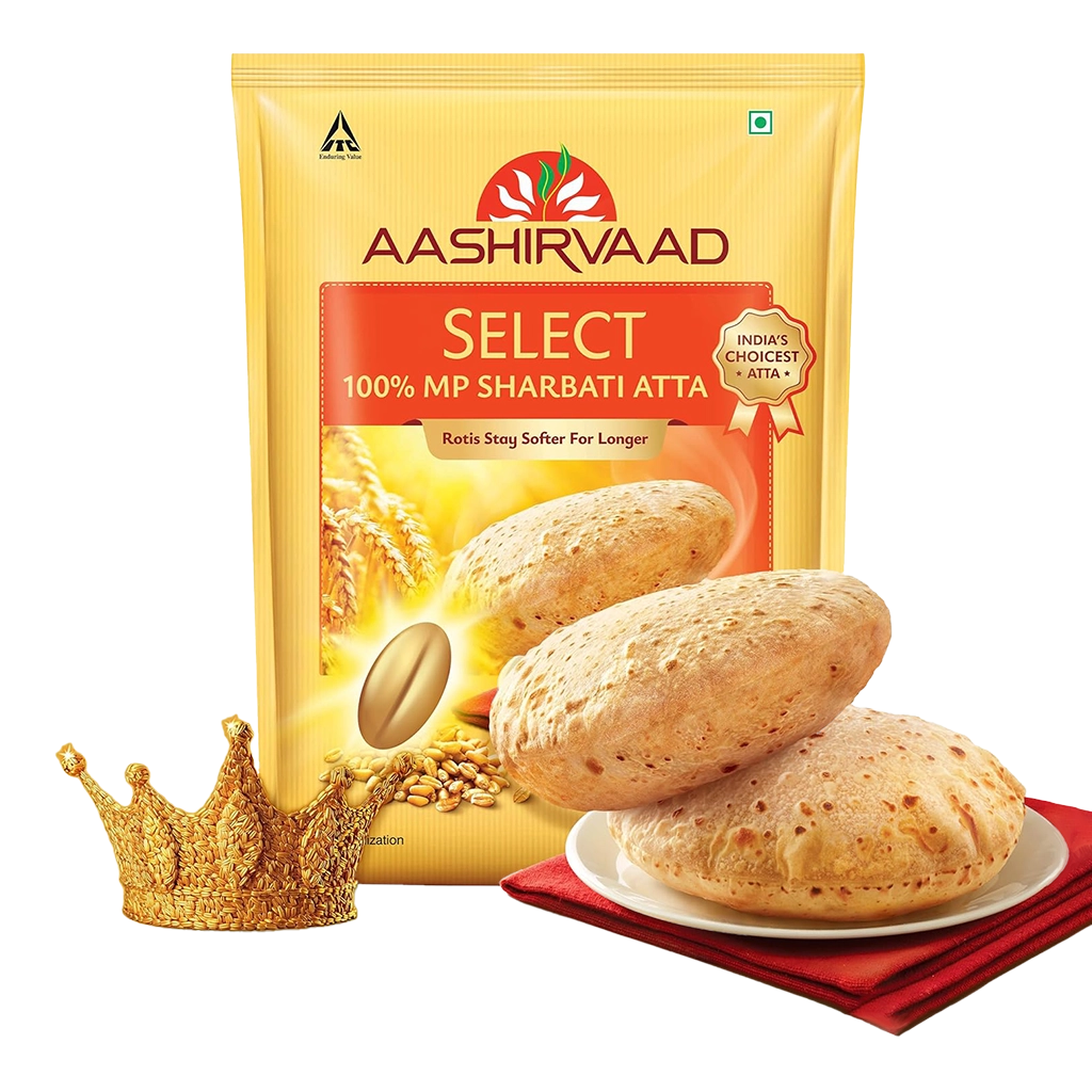 Aashirvaad Select Whole Wheat Sharbati Atta 