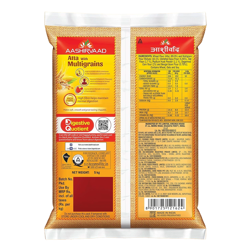 Aashirvaad Atta with Multi Grains