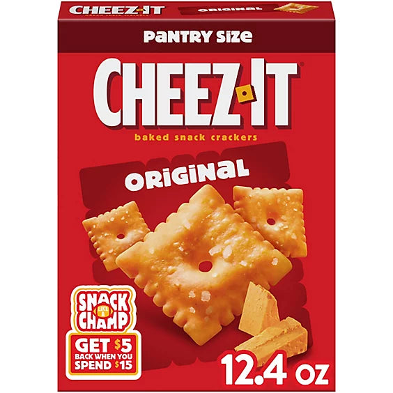 Cheez-It Cheese Crackers Original Baked Snack Crackers - 12.4 Oz