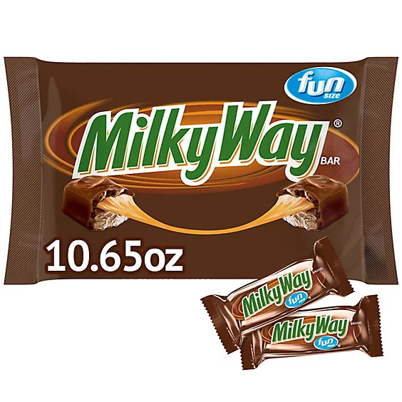 Milky Way Fun Size Chocolate Candy Bars Bag - 10.65 Oz