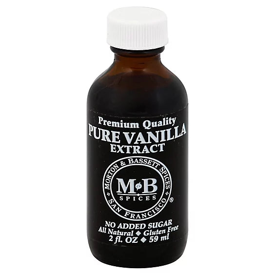 Morton & Basset Premium Quality Pure Vanilla Extract ‚ 2 Oz.