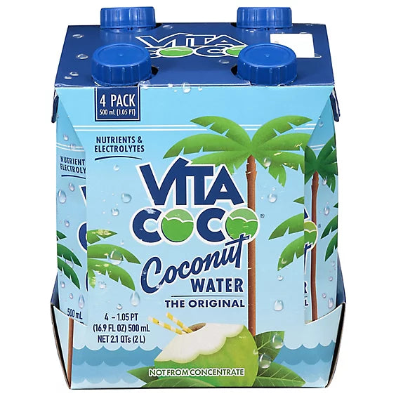 Vita Coco Coconut Water Pure Pack - 4-16.9 Fl. Oz.