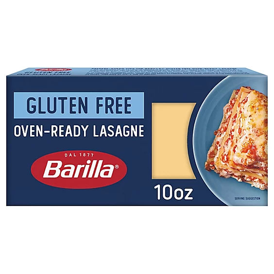 Barilla Gluten Free Oven Ready Lasagne Pasta - 10 Oz