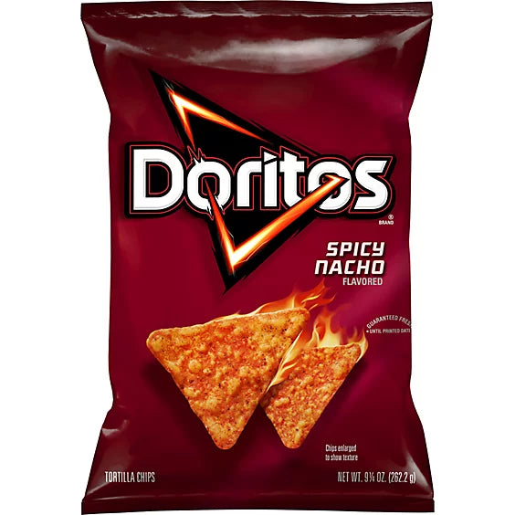 Doritos Tortilla Chips Spicy Nacho - 9.25 OZ