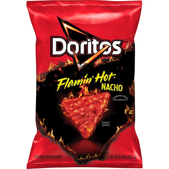 Doritos Tortilla Chips Flamin Hot Nacho - 9.25 OZ
