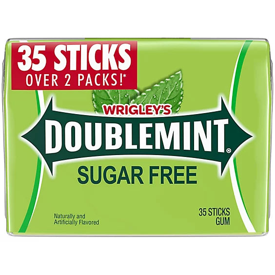 Doublemint Sugarfree Mint Gum Mega Pack - 35 Count