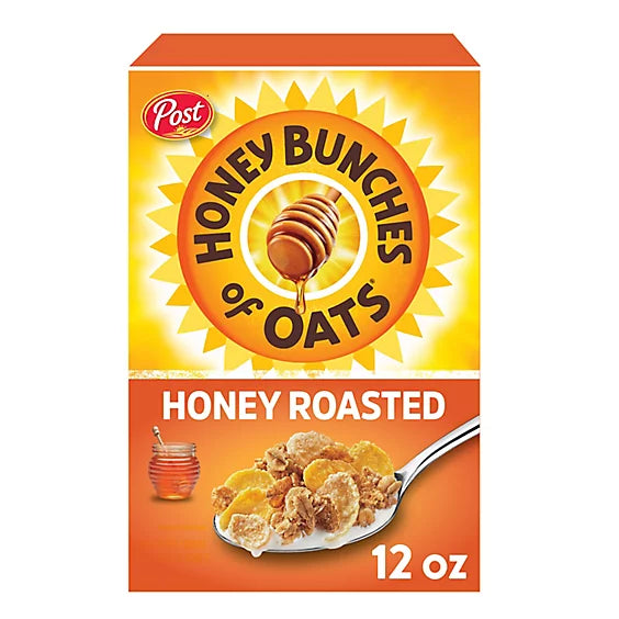 Post Honey Roasted Honey Bunches Of Oats - 12 OZ