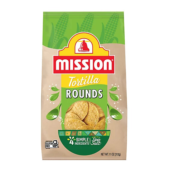 Mission Round Yellow Corn Tortilla Chips - 11 Oz