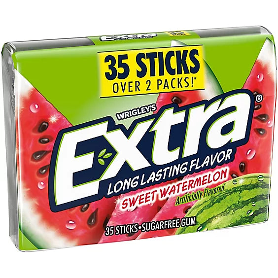EXTRA Sweet Watermelon Sugar Free Chewing Gum Mega Pack - 35 sticks