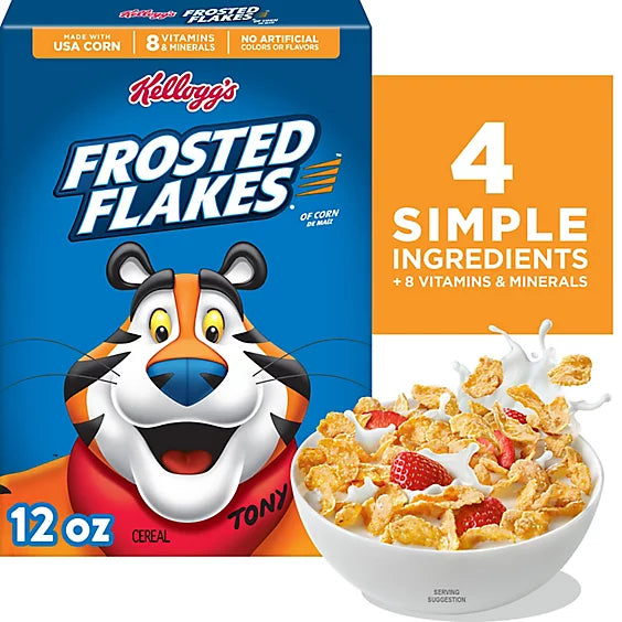 Kellogg's Frosted Flakes Cereal Original - 12 Oz