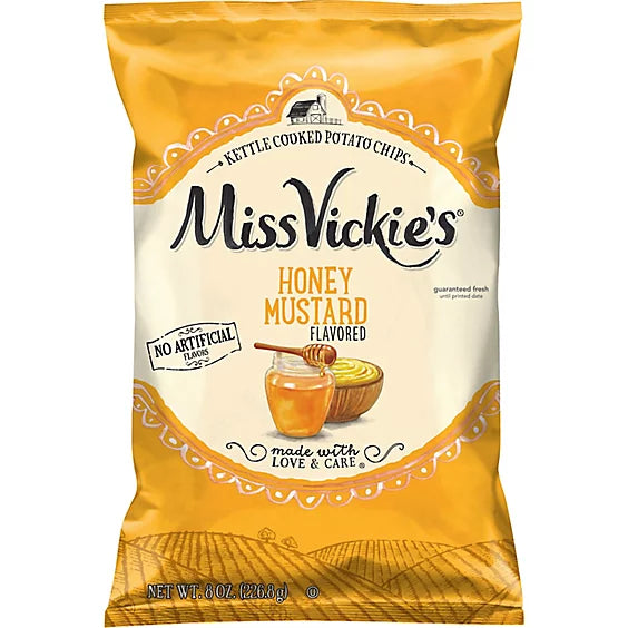 Miss Vickies Honey Mustard - 8 Oz