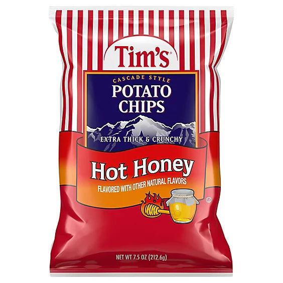 Tim's Hot Honey Kettle Chips 7.5oz - 7.5 OZ