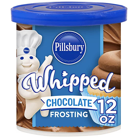 Pillsbury 12 Ounce Whipped Choc Frosting - 12 OZ