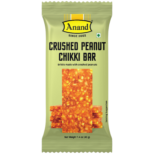 Anand Crushed Peanut Chikki Bar 40g