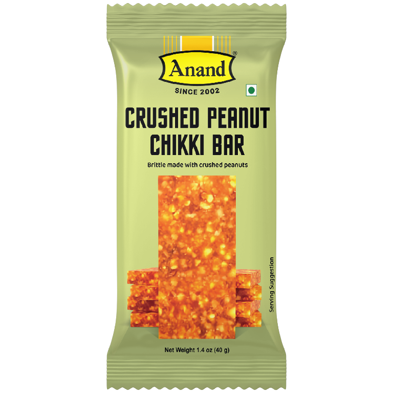 Anand Crushed Peanut Chikki Bar 40g