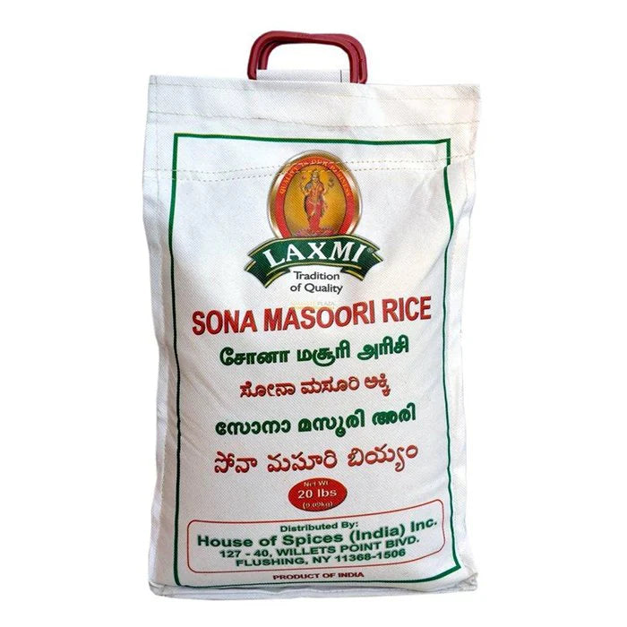 Laxmi Sona Masoori Rice 20 lb