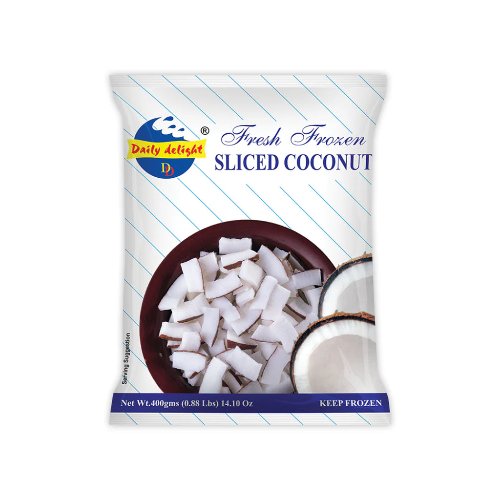 Daily Delight Sliced Coconut IQF - 0.9lb