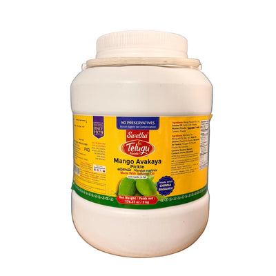 MANGO AVAKAYA PICKLE  5kg WITH GARLIC | SWETHA TF