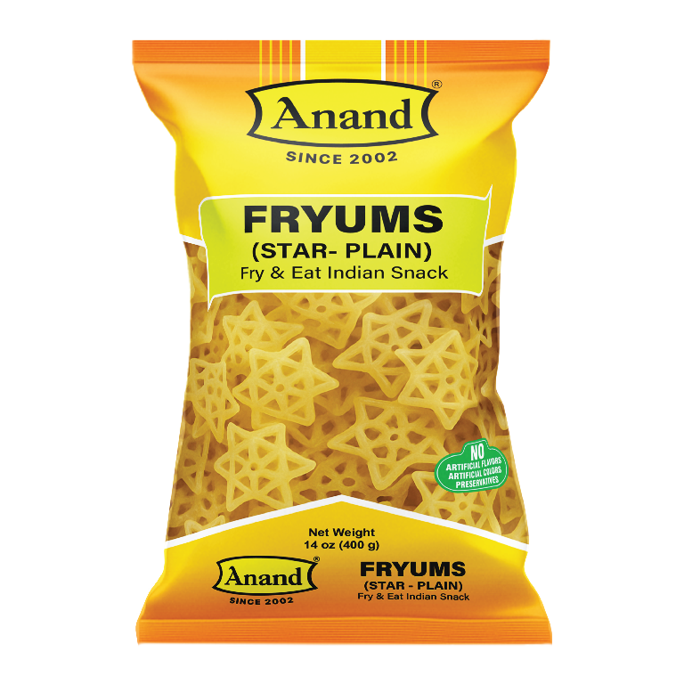 Anand Fryums - Star (Plain) 400g
