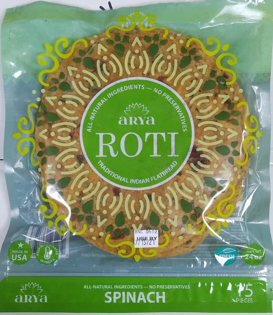 Arya Roti Spinach - 24oz*15