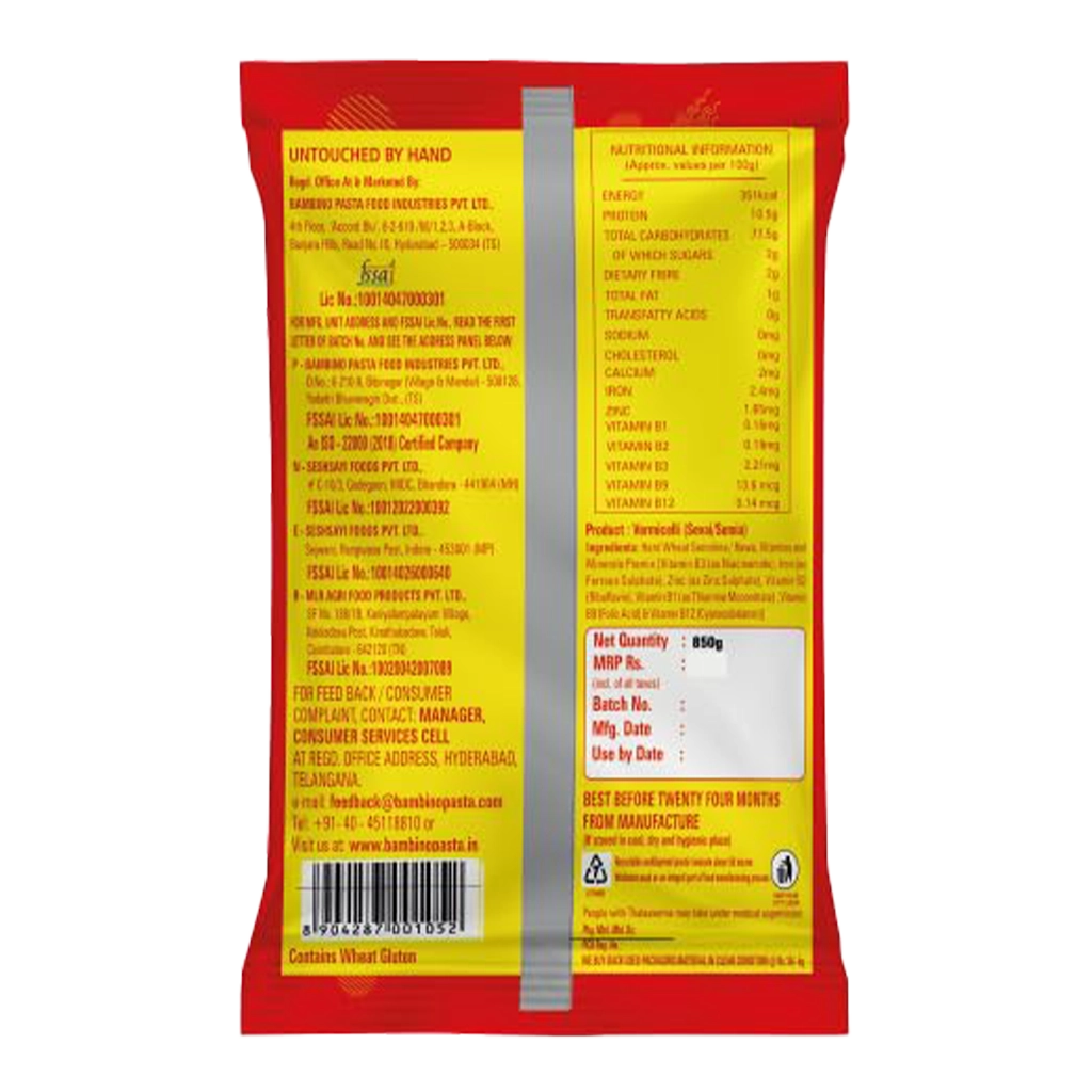 BAMBINO VERMICELLI 350g