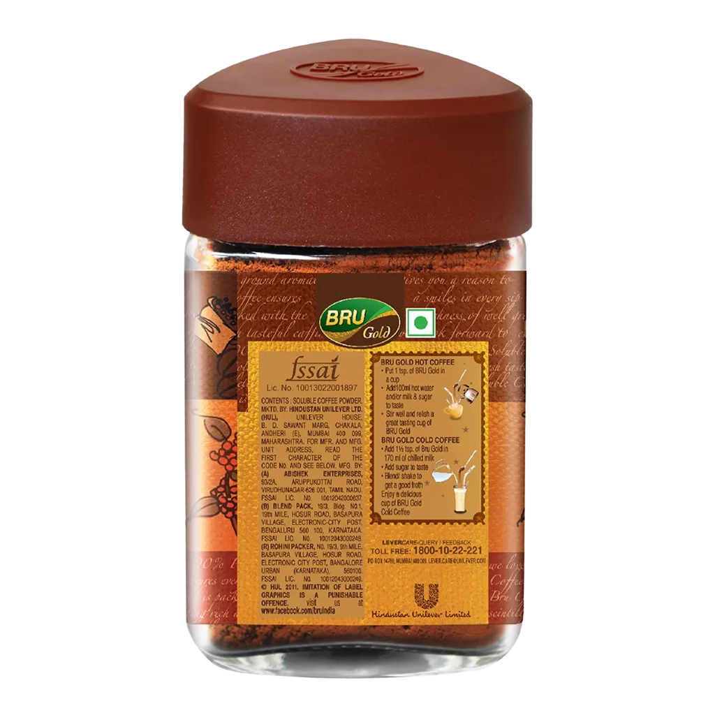 BRU Gold Instant Coffee 150g