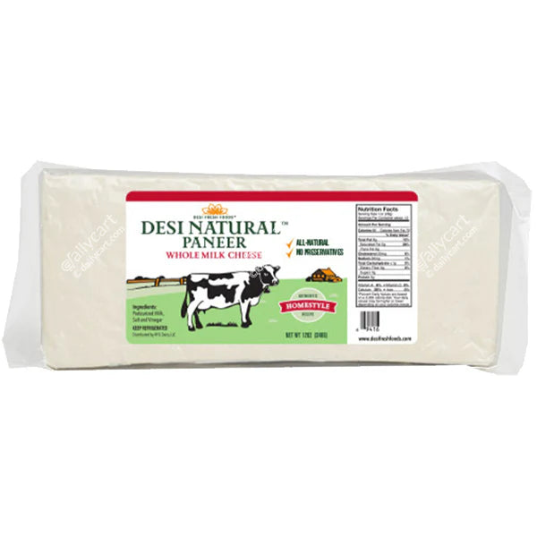 Desi Natural Whole Milk Paneer - 2.5lb
