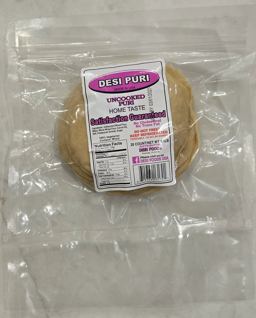 Desi Puri Uncooked - 1.1lb