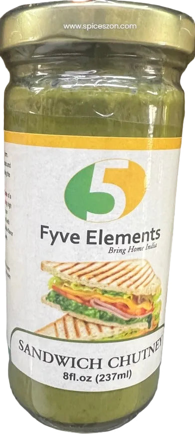 Fyve Elements Sandwich Chutney - 8oz