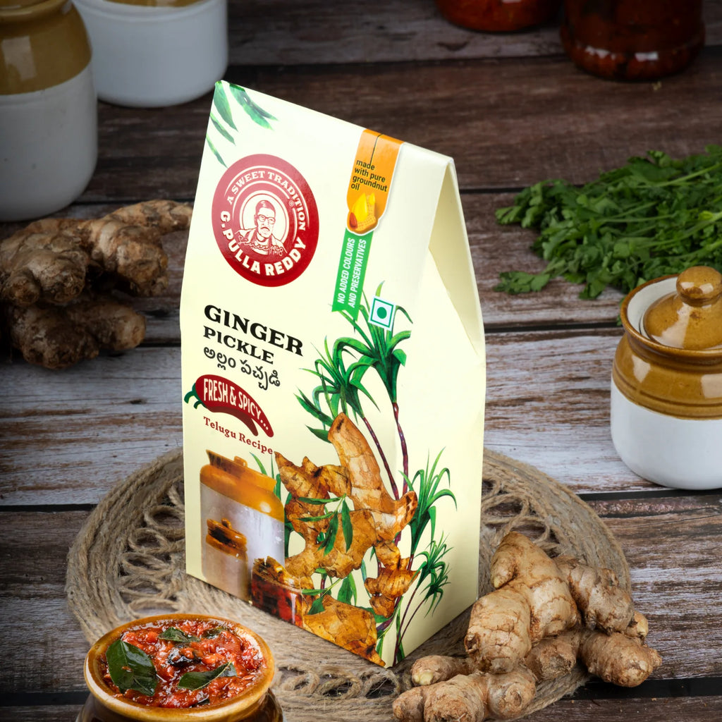 G Pulla Reddy Ginger Pickle - 300g