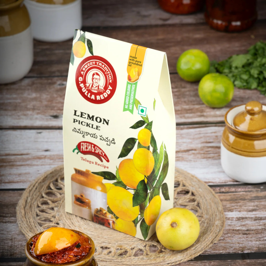 G Pulla Reddy Lemon Pickle - 300g